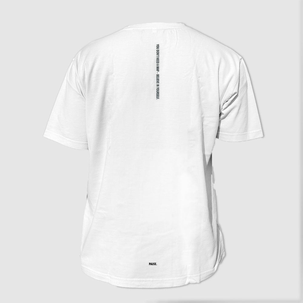Bare Lines - White T-shirt