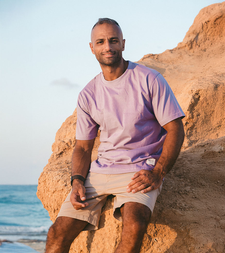 Bare Lines - Purple T-shirt