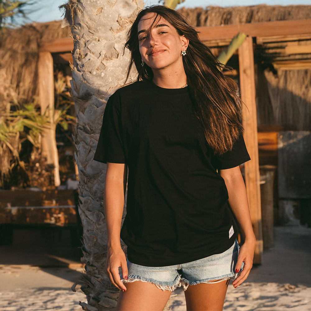Bare Lines - Black T-shirt