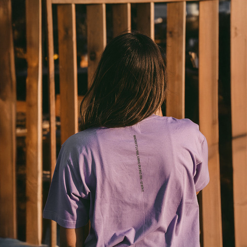 Bare Lines - Purple T-shirt