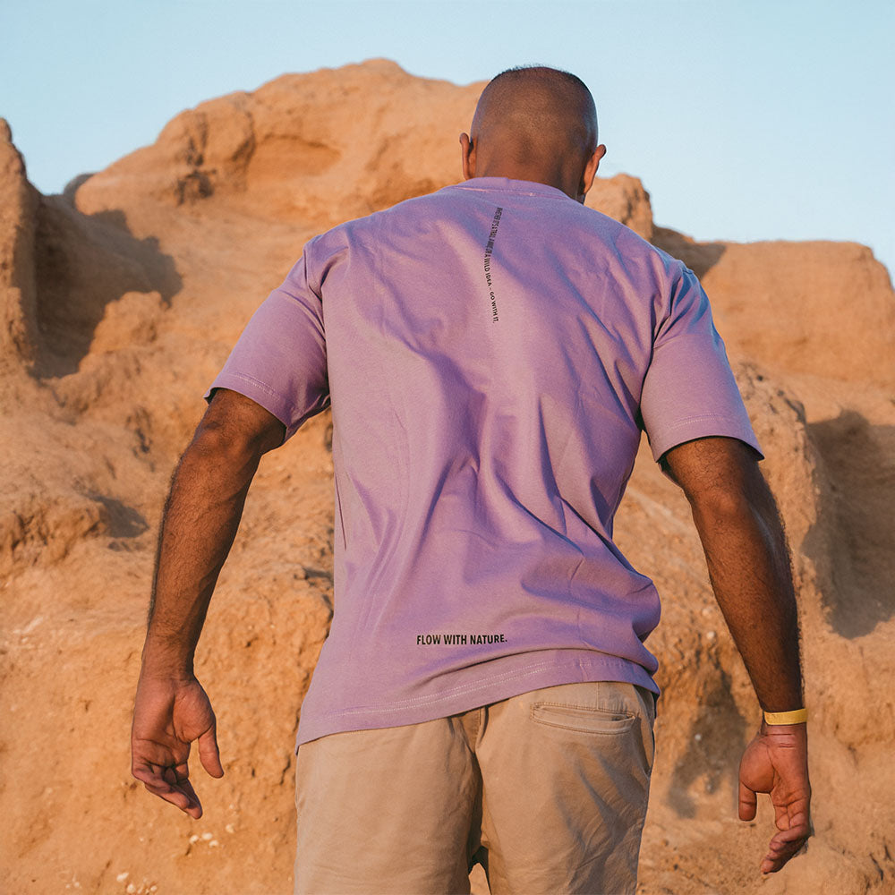 Bare Lines - Purple T-shirt
