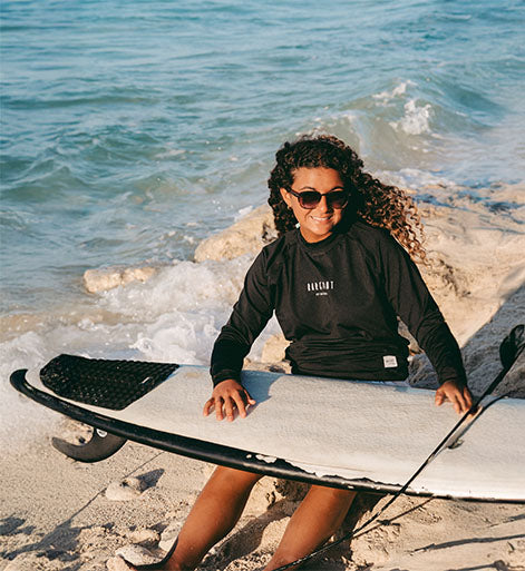 Tide Line - Black Rash Guards