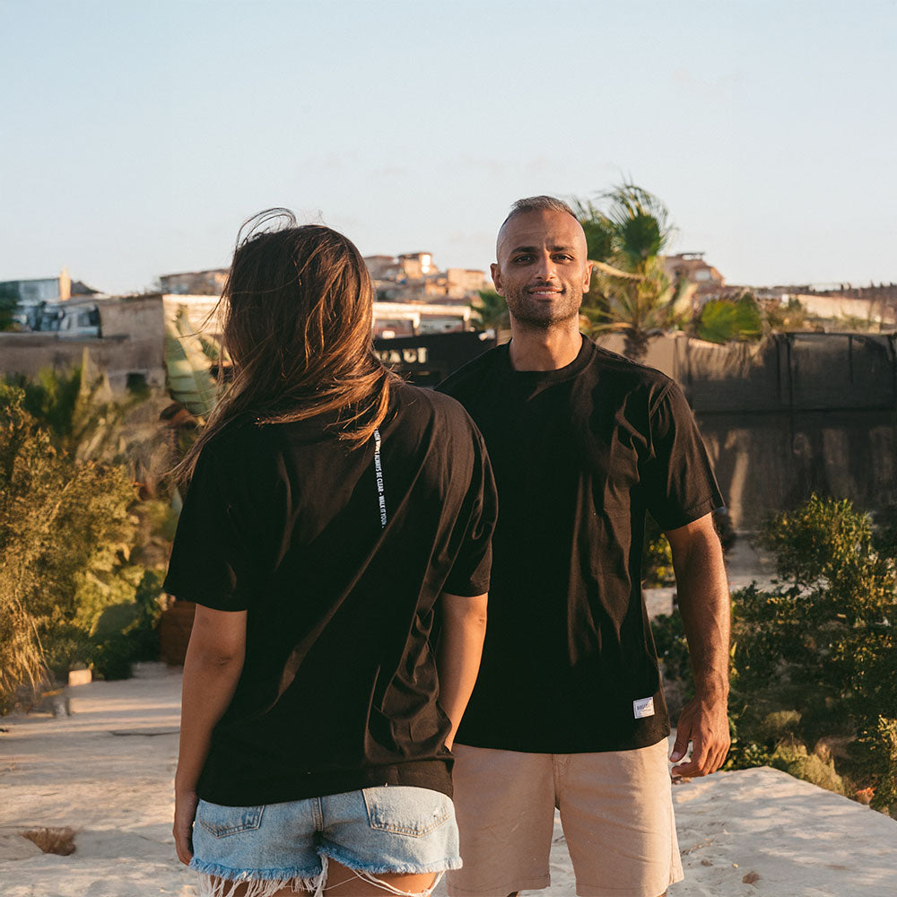 Bare Lines - Black T-shirt
