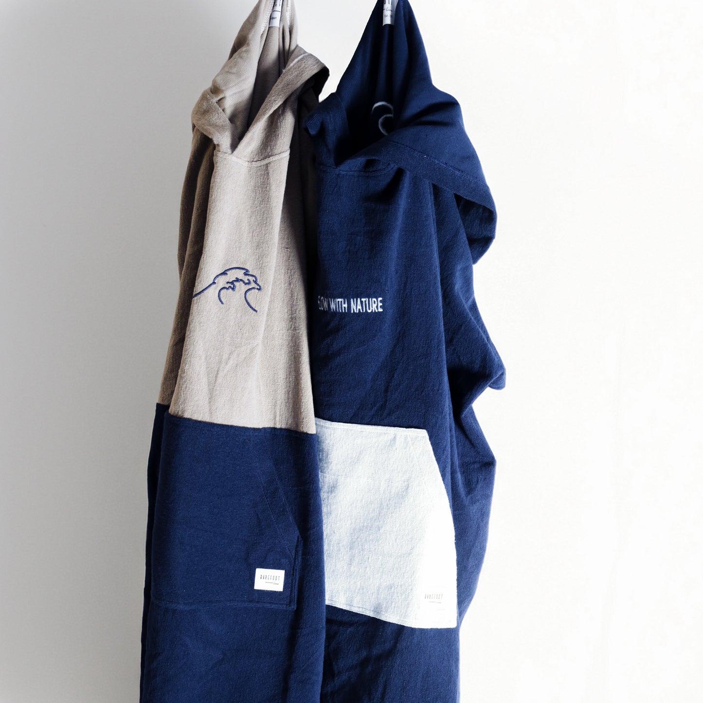 Flow Cocoon - Beige Towel Poncho