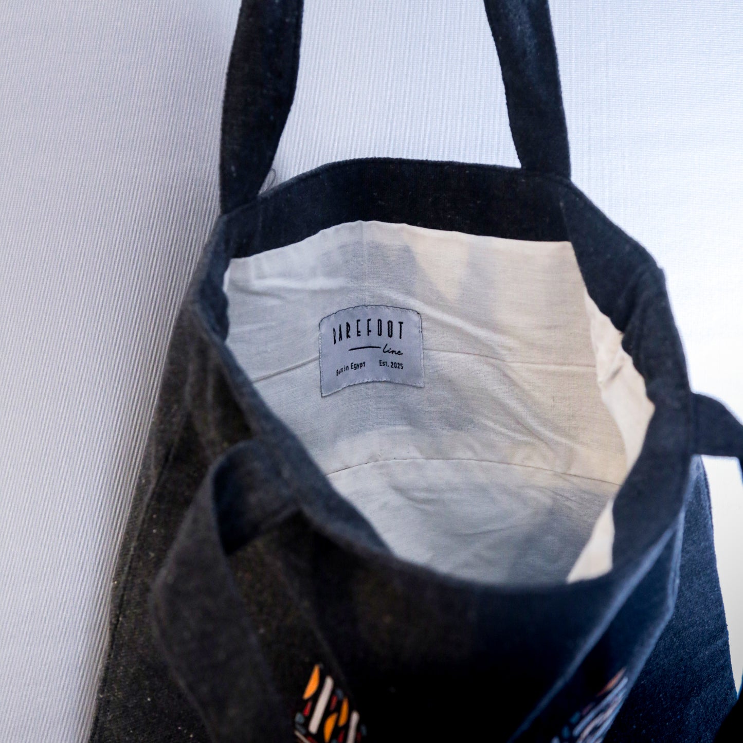 Carry States -  Black "PAUSE" Tote Bag