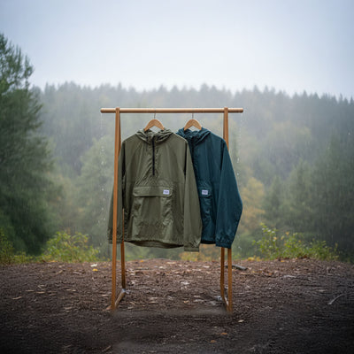 Rain Fold - Light Olive Windbreaker