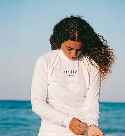 Tide Line - White Rash Guards