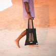 Carry States -  Black "PAUSE" Tote Bag